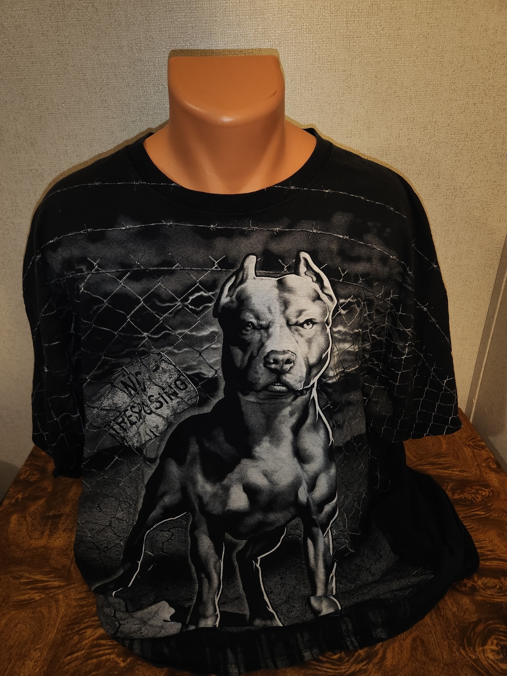 Black Pitbull Graphic Short Sleeve Tee